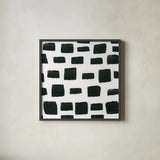 Negative Space V by Yvette St. Amant. Shown in a sleek black glass frame for a contemporary gallery look. Available as an archival giclee rolled canvas, fine art paper, or poster print. SKU 102364a.