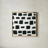 Negative Space V by Yvette St. Amant. Shown in a natural wood glass frame for a timeless modern aesthetic. Available as an archival giclee rolled canvas, fine art paper, or poster print. SKU 102364a.