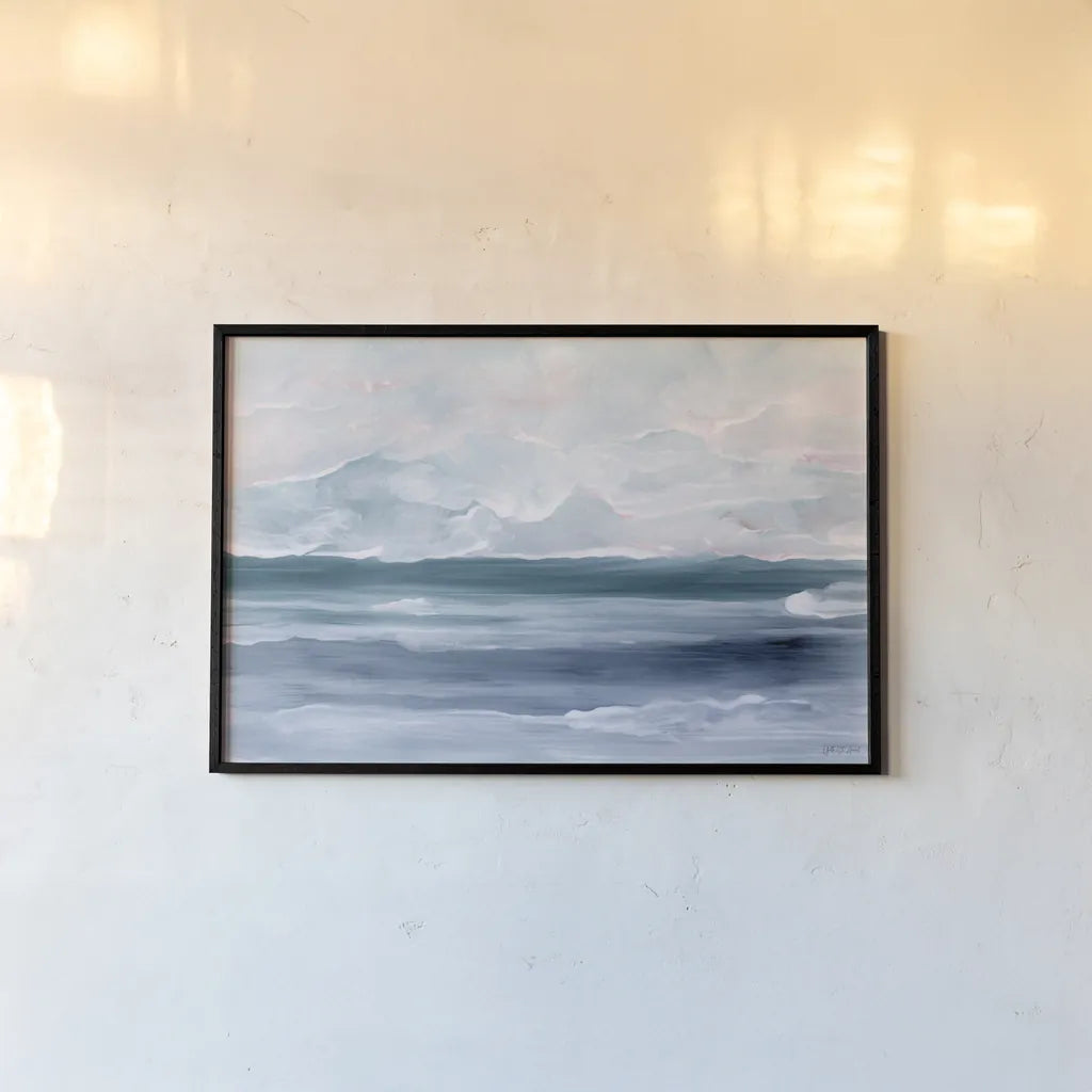 Ocean Breeze by Yvette St. Amant. shown as a paper print in a black flame. Available as a archival giclee rolled canvas, fine art paper, or poster print. SKU 97645i.