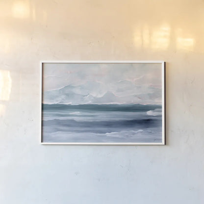 Ocean Breeze by Yvette St. Amant. shown as a paper print in a white frame. Available as a archival giclee rolled canvas, fine art paper, or poster print. SKU 97645i.