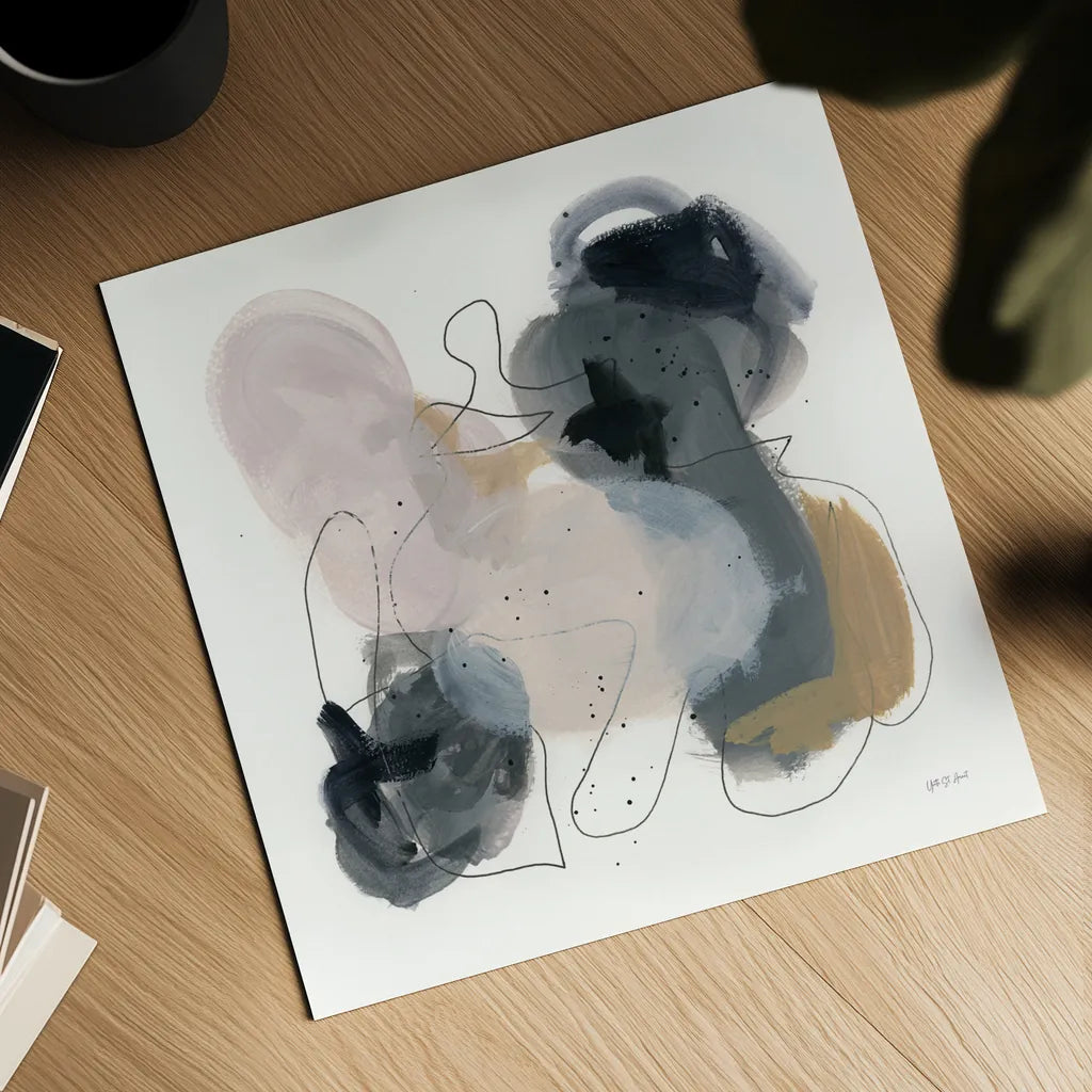 Organized Chaos by Yvette St. Amant. Shown as a detailed flat fine art print, highlighting archival giclee quality. Available as an archival giclee rolled canvas, fine art paper, or poster print. SKU 95174a.