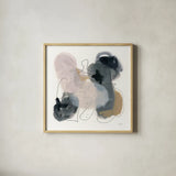 Organized Chaos by Yvette St. Amant. Shown in a natural wood glass frame for a timeless modern aesthetic. Available as an archival giclee rolled canvas, fine art paper, or poster print. SKU 95174a.