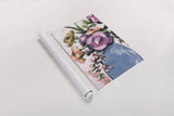 Painterly Florals in Vase II by Yvette St. Amant. shown as a rolled paper print. Available as archival giclee rolled canvas, fine art paper, or poster print. SKU 88807h.