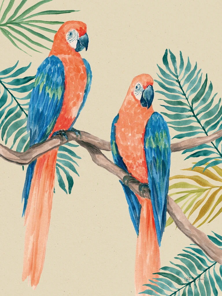 Parrots in the Tropics II by Yvette St. Amant