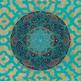 Patina Mandala I by Yvette St. Amant. SKU 91066a. Archival Giclee Fine art print for wall decor.