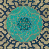 Patina Mandala II by Yvette St. Amant. SKU 91067a. Archival Giclee Fine art print for wall decor.