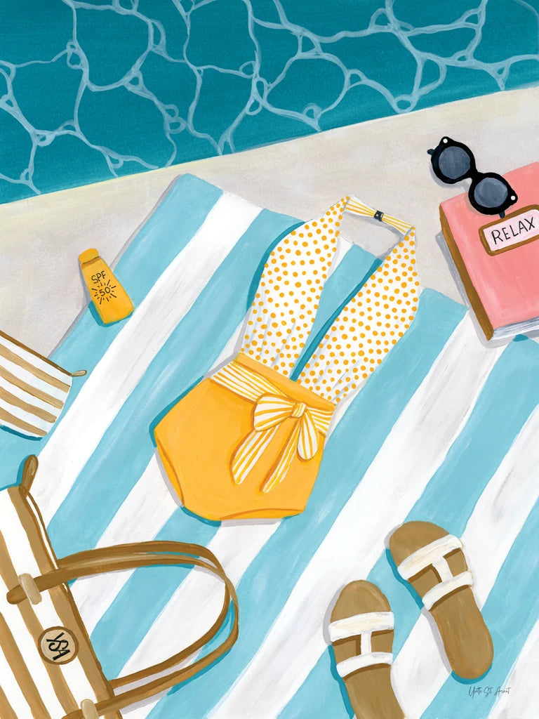 Poolscape I by Yvette St. Amant