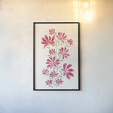 Pretty Blooms I by Yvette St. Amant. shown as a paper print in a black flame. Available as a archival giclee rolled canvas, fine art paper, or poster print. SKU 103226h.