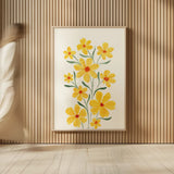 Pretty Blooms II by Yvette St. Amant. shown as over sized large wall art. Available as an archival giclee rolled canvas, fine art paper, or poster print. SKU 103227h.