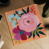 Pretty Florals II by Yvette St. Amant. Shown as a detailed flat fine art print, highlighting archival giclee quality. Available as an archival giclee rolled canvas, fine art paper, or poster print. SKU 93232a.