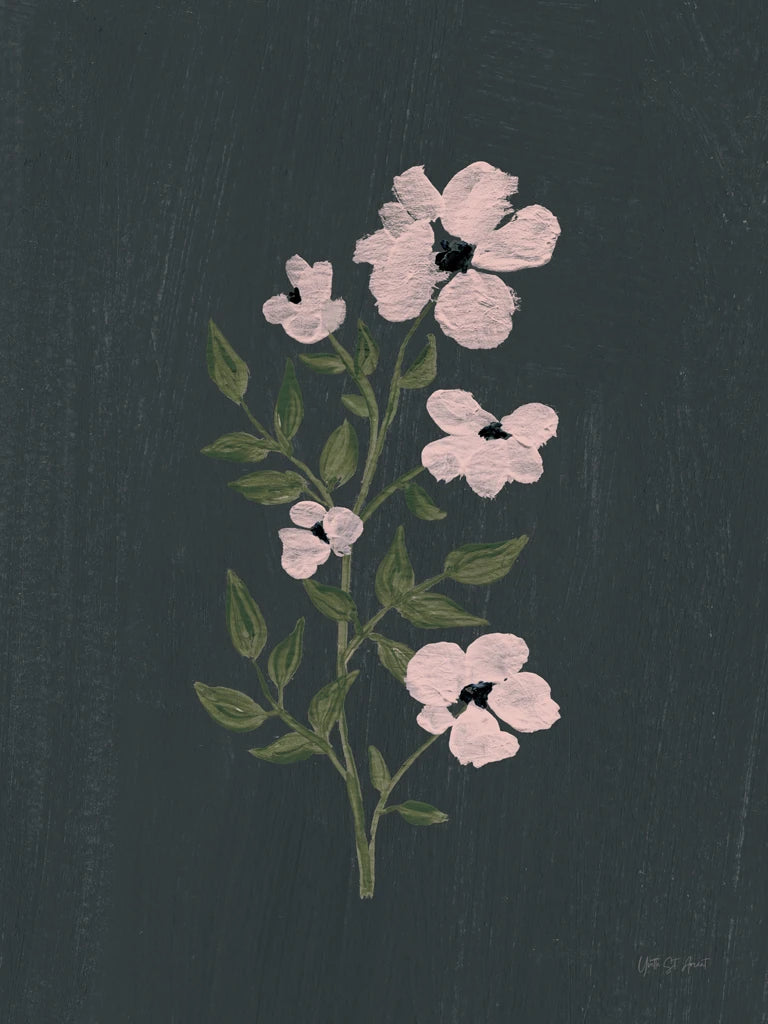 Pretty Little Flower III Black v2 by Yvette St. Amant
