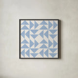 Quilted II by Yvette St. Amant. Shown in a sleek black glass frame for a contemporary gallery look. Available as an archival giclee rolled canvas, fine art paper, or poster print. SKU 95307a.
