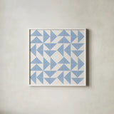 Quilted II by Yvette St. Amant. Shown in a crisp white glass frame for a clean and minimalist style. Available as an archival giclee rolled canvas, fine art paper, or poster print. SKU 95307a.