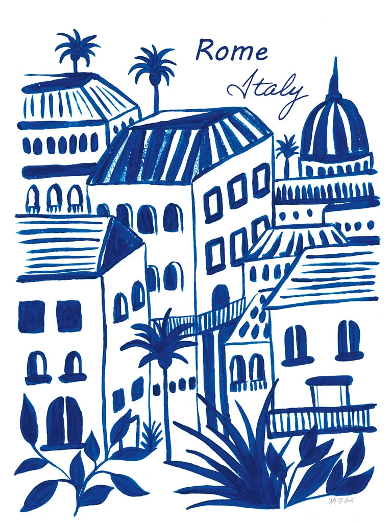 Rome in Cobalt by Yvette St. Amant