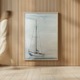 Sail on the Horizon by Yvette St. Amant. shown as over sized large wall art. Available as an archival giclee rolled canvas, fine art paper, or poster print. SKU 88279h.