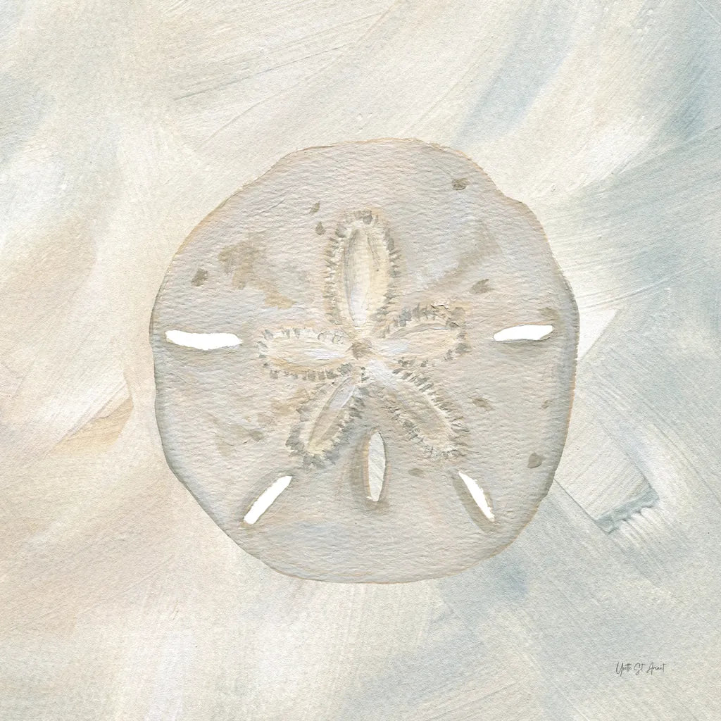 Sandollar I by Yvette St. Amant. SKU 88517a. Archival Giclee Fine art print for wall decor.
