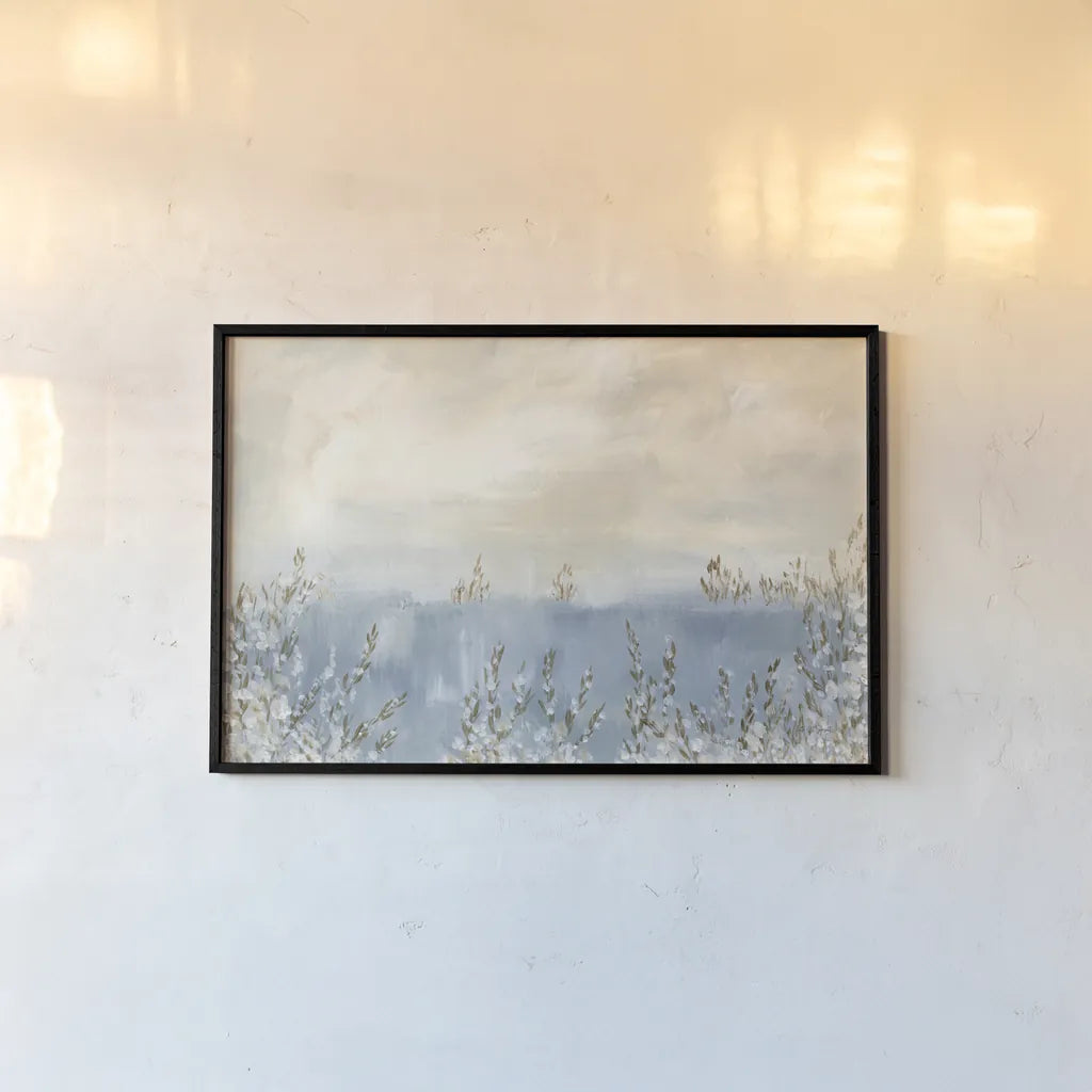 Serene Escape by Yvette St. Amant. shown as a paper print in a black flame. Available as a archival giclee rolled canvas, fine art paper, or poster print. SKU 90685i.