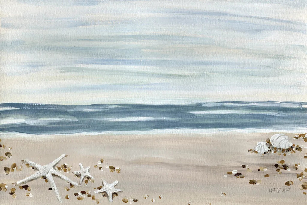 Shells by the Shore by Yvette St. Amant. SKU 88521i. Archival Giclee Fine art print for wall decor.