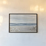 Shells by the Shore by Yvette St. Amant. shown as a paper print in a black flame. Available as a archival giclee rolled canvas, fine art paper, or poster print. SKU 88521i.