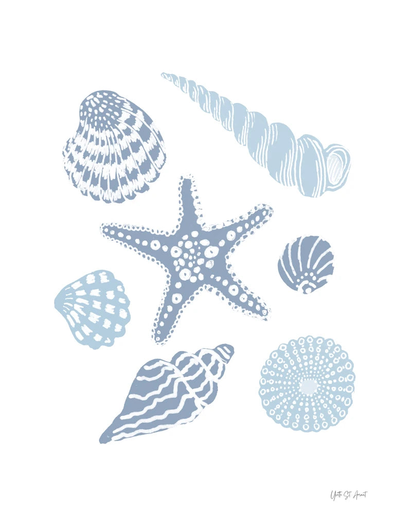 Shells on the Shore II by Yvette St. Amant
