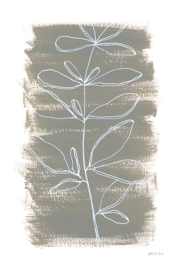 Simple Sprigs of Basil by Yvette St. Amant. SKU 93602h. Archival Giclee Fine art print for wall decor.