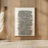 Simple Sprigs of Basil by Yvette St. Amant. shown as over sized large wall art. Available as an archival giclee rolled canvas, fine art paper, or poster print. SKU 93602h.