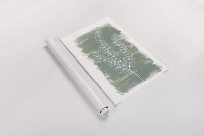 Simple Sprigs of Rosemary by Yvette St. Amant. shown as a rolled paper print. Available as archival giclee rolled canvas, fine art paper, or poster print. SKU 93601h.