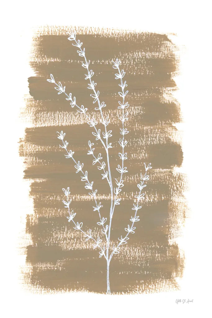 Simple Sprigs of Thyme by Yvette St. Amant. SKU 93600h. Archival Giclee Fine art print for wall decor.