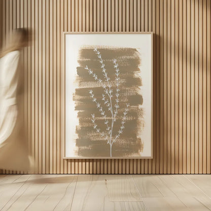 Simple Sprigs of Thyme by Yvette St. Amant. shown as over sized large wall art. Available as an archival giclee rolled canvas, fine art paper, or poster print. SKU 93600h.