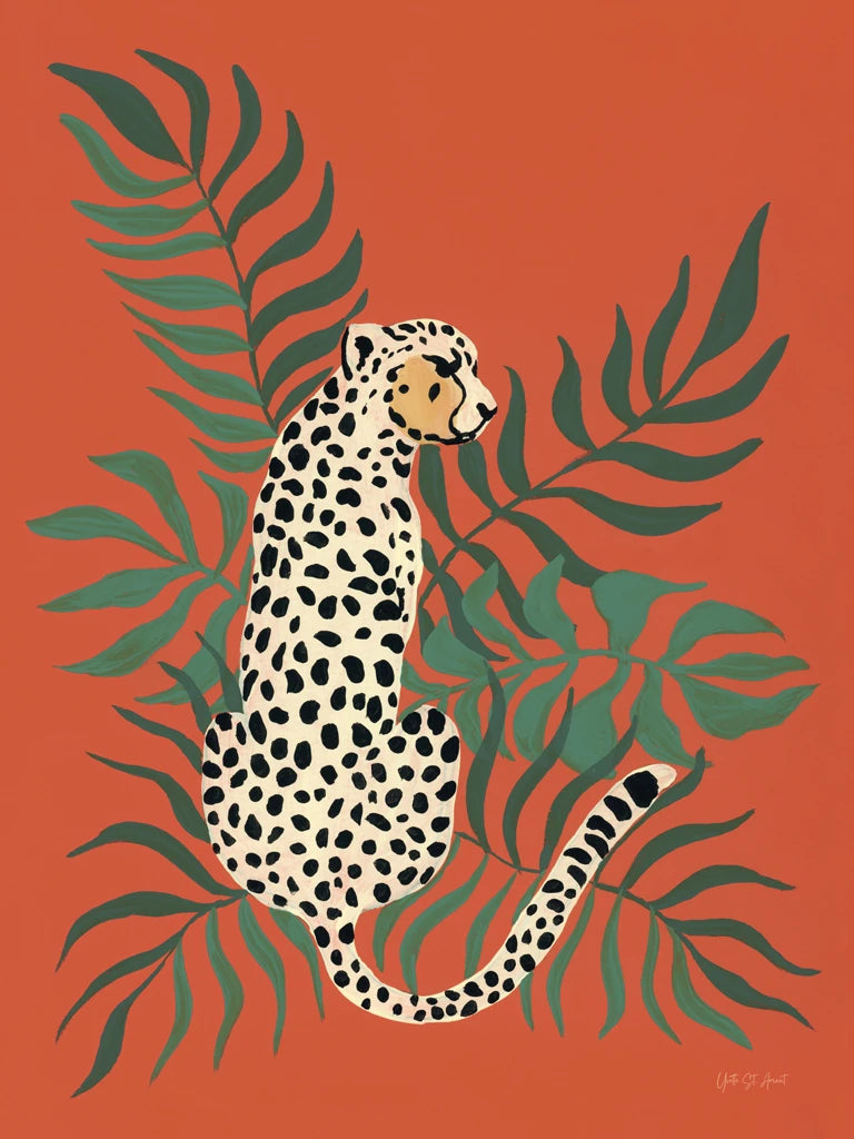 Sitting Cheetah by Yvette St. Amant