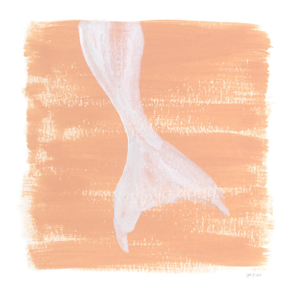 Soft Sea Mermaid Tail by Yvette St. Amant. SKU 89999a. Archival Giclee Fine art print for wall decor.