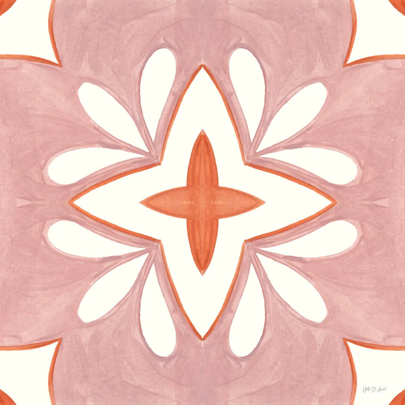 Southwest Tile I by Yvette St. Amant. SKU 95159a. Archival Giclee Fine art print for wall decor.