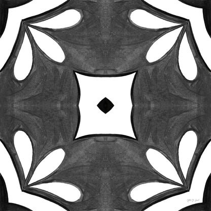 Southwest Tile II BW by Yvette St. Amant. SKU 95164a. Archival Giclee Fine art print for wall decor.