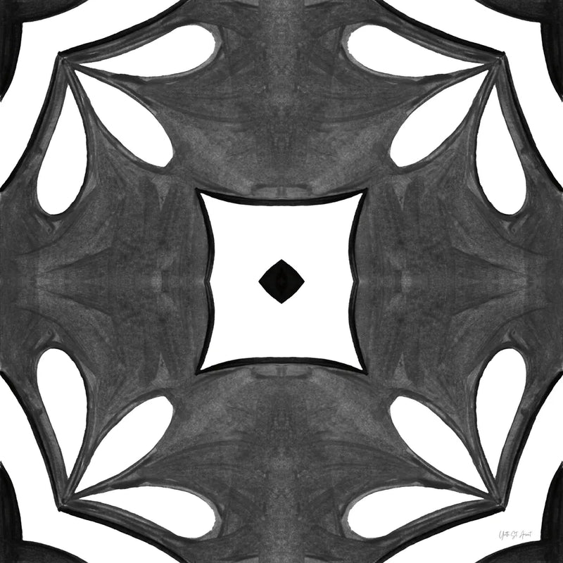 Southwest Tile II BW by Yvette St. Amant. SKU 95164a. Archival Giclee Fine art print for wall decor.