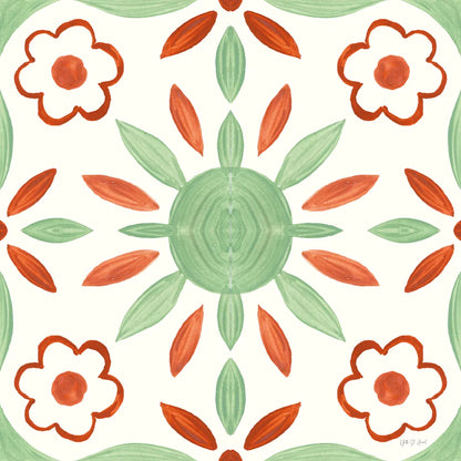 Southwest Tile III by Yvette St. Amant. SKU 95161a. Archival Giclee Fine art print for wall decor.