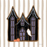 Spooky Gingerbread Manor I by Yvette St. Amant. SKU 101109a. Archival Giclee Fine art print for wall decor.