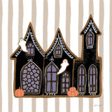 Spooky Gingerbread Manor II by Yvette St. Amant. SKU 101110a. Archival Giclee Fine art print for wall decor.