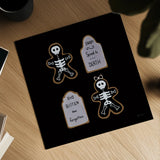 Spooky Gingerbread Manor VII by Yvette St. Amant. Shown as a detailed flat fine art print, highlighting archival giclee quality. Available as an archival giclee rolled canvas, fine art paper, or poster print. SKU 101115a.