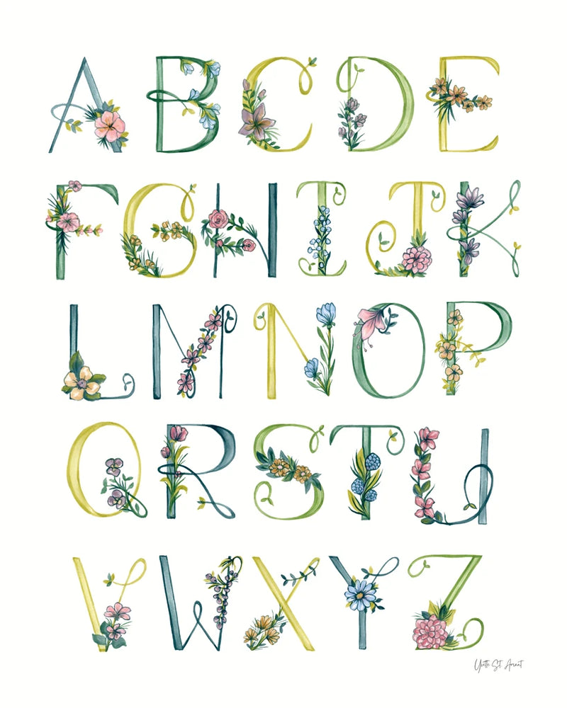 Spring Alphabet by Yvette St. Amant