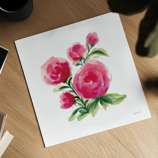 Spring is Blooming II by Yvette St. Amant. Shown as a detailed flat fine art print, highlighting archival giclee quality. Available as an archival giclee rolled canvas, fine art paper, or poster print. SKU 99127a.