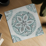 Star Mandala II by Yvette St. Amant. Shown as a detailed flat fine art print, highlighting archival giclee quality. Available as an archival giclee rolled canvas, fine art paper, or poster print. SKU 91310a.