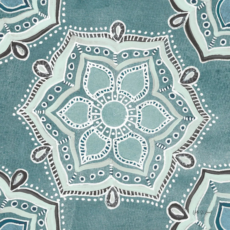 Star Mandala III by Yvette St. Amant. SKU 91311a. Archival Giclee Fine art print for wall decor.