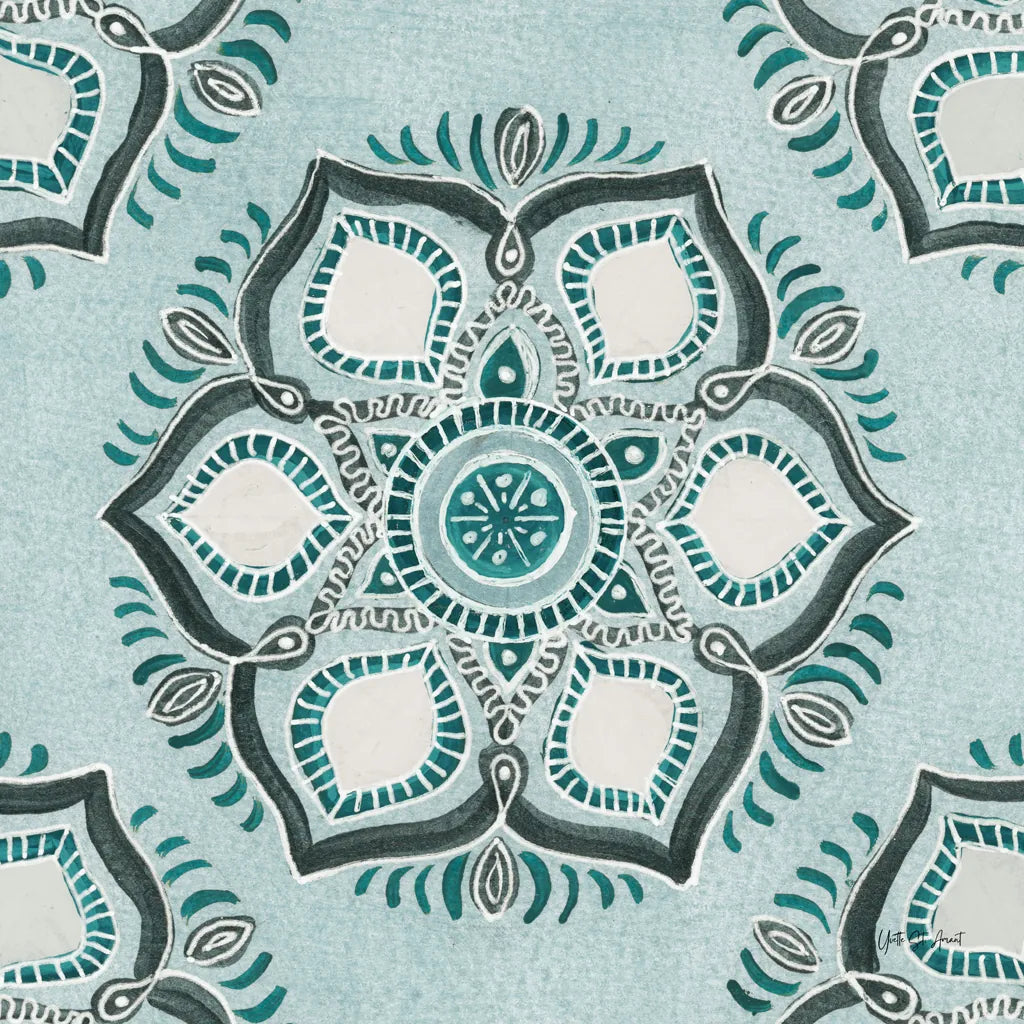 Star Mandala IV by Yvette St. Amant. SKU 91312a. Archival Giclee Fine art print for wall decor.