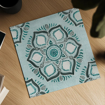 Star Mandala IV by Yvette St. Amant. Shown as a detailed flat fine art print, highlighting archival giclee quality. Available as an archival giclee rolled canvas, fine art paper, or poster print. SKU 91312a.