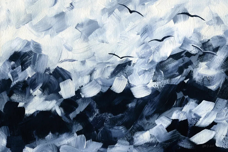 Stormy Sea by Yvette St. Amant. SKU 88558i. Archival Giclee Fine art print for wall decor.