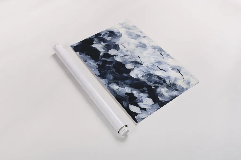 Stormy Sea by Yvette St. Amant. shown as a rolled paper print. Available as archival giclee rolled canvas, fine art paper, or poster print. SKU 88558i.