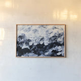 Stormy Sea by Yvette St. Amant. shown as a paper print in a natural frame. Available as a archival giclee rolled canvas, fine art paper, or poster print. SKU 88558i.