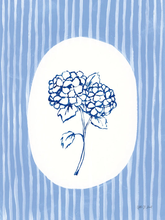 Striped Floral I by Yvette St. Amant