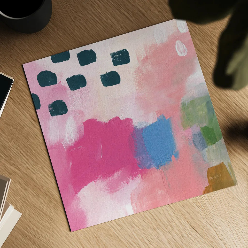 Summer Impressions II by Yvette St. Amant. Shown as a detailed flat fine art print, highlighting archival giclee quality. Available as an archival giclee rolled canvas, fine art paper, or poster print. SKU 92754a.