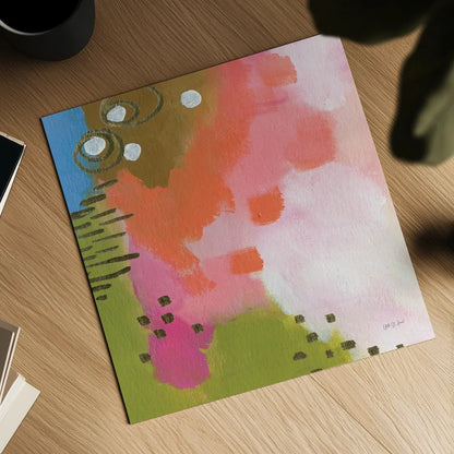 Summer Impressions III by Yvette St. Amant. Shown as a detailed flat fine art print, highlighting archival giclee quality. Available as an archival giclee rolled canvas, fine art paper, or poster print. SKU 92755a.